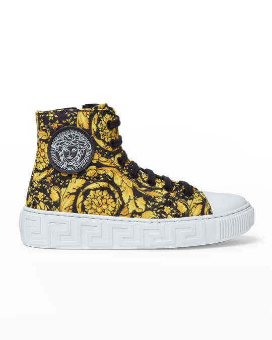Versace high outlet top sneaker