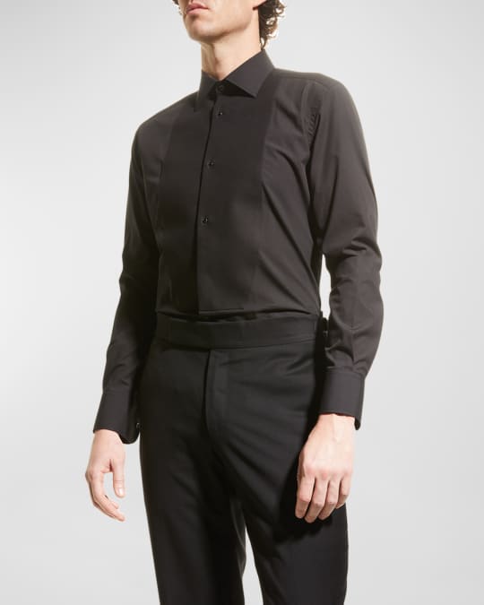 Dolce&Gabbana Men's BibFront Tuxedo Shirt Neiman Marcus