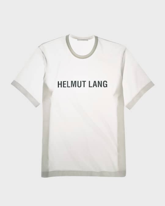Helmut Lang Men s Logo T Shirt Neiman Marcus