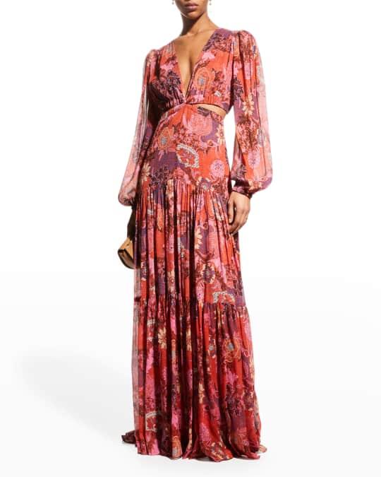 ruffle black maxi dress Black Winter Garden Ruffle Maxi Dress – FARM Rio
