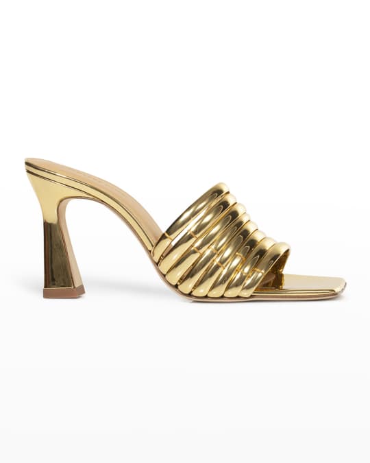 Chelsea Paris Ace Eco Metallic Mule Sandals | Neiman Marcus
