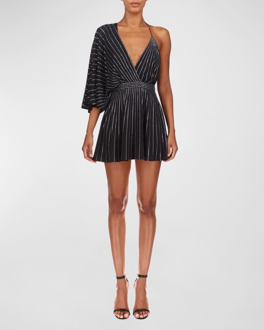 zarco asymmetric mini dress with eyelets Jaded London Zarco Asymmetric Mini Dress With Eyelets Size U.S. 10