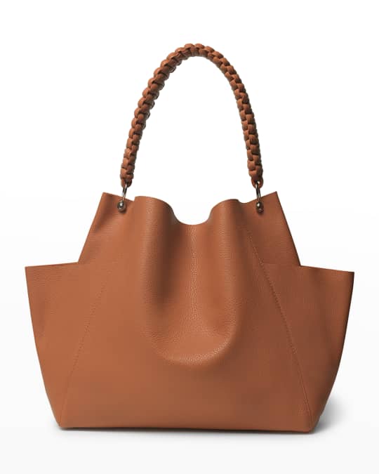 Callista Puffer Leather Shoulder Bag w Zip Pouch Neiman Marcus