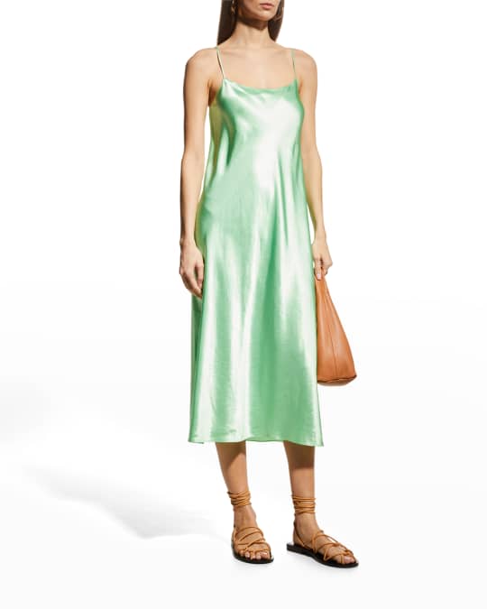 Vince silk slip dress online