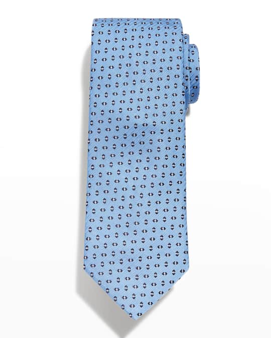brioni pattern jacquard tie