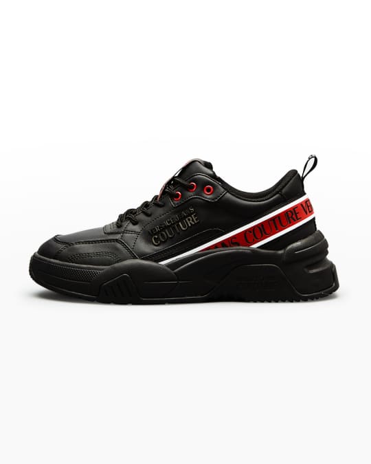 Men s Scarpa Leather Logo Strip Sneakers