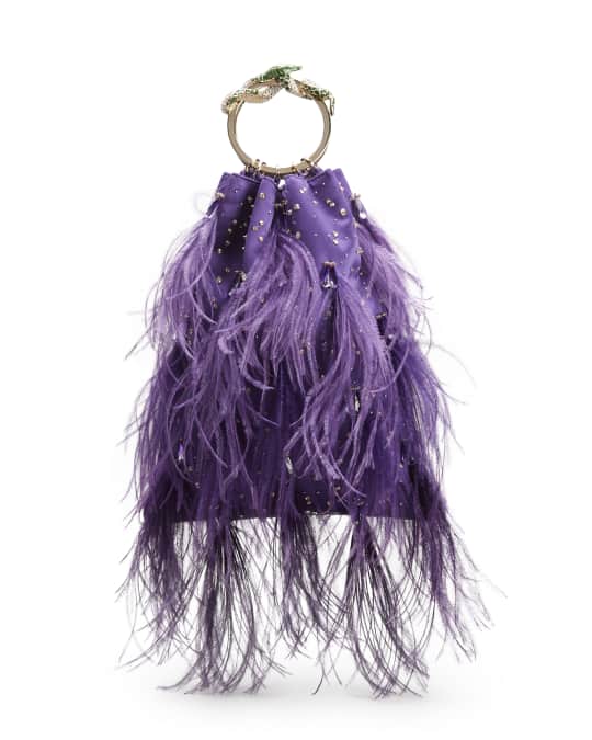 Valentino feather bag store