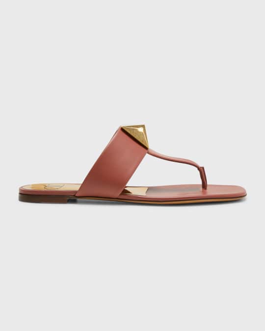 Valentino Garavani One Stud Thong Sandals Neiman Marcus