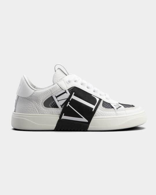VLTN Calfskin Low Top Logo Sneakers