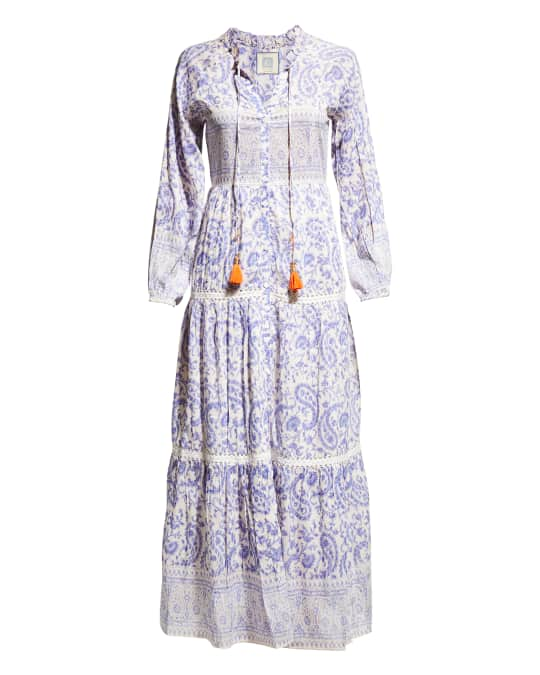 Alicia Bell Gracie Paisley-Print Maxi Dress | Neiman Marcus