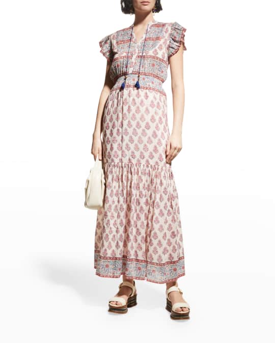 Alicia Bell Vivian Tassel Tie Maxi Dress Neiman Marcus