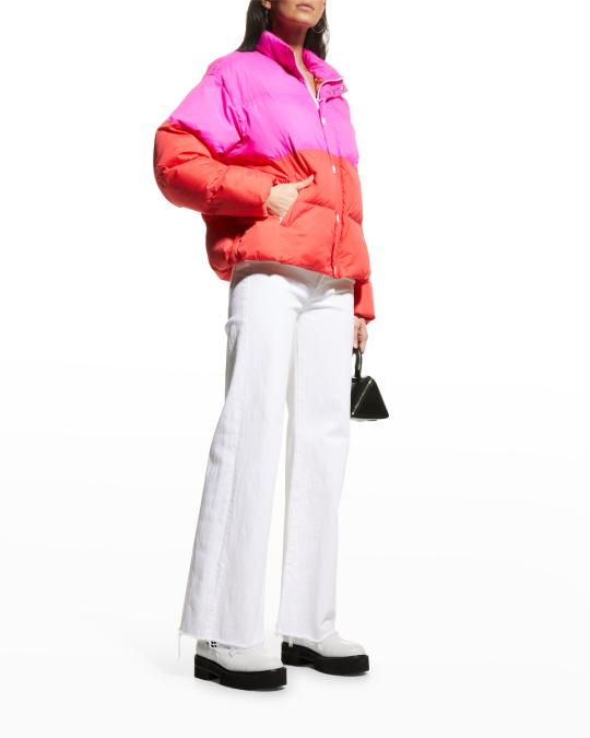 Drop Pillow Talk Puffer Crop Its Chill