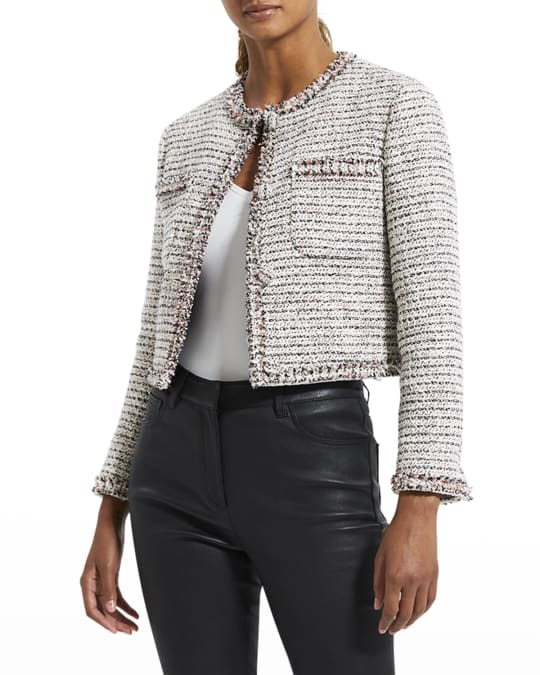 Theory tweed jacket best sale
