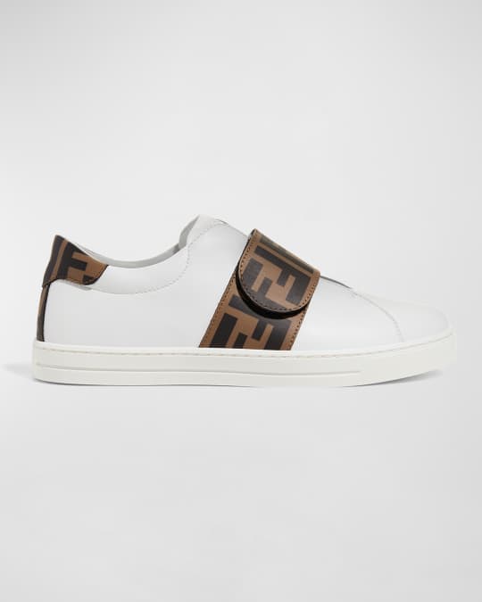 Fendi Kid s Fendi Grip Strap Sneakers Size 31 39 Neiman Marcus
