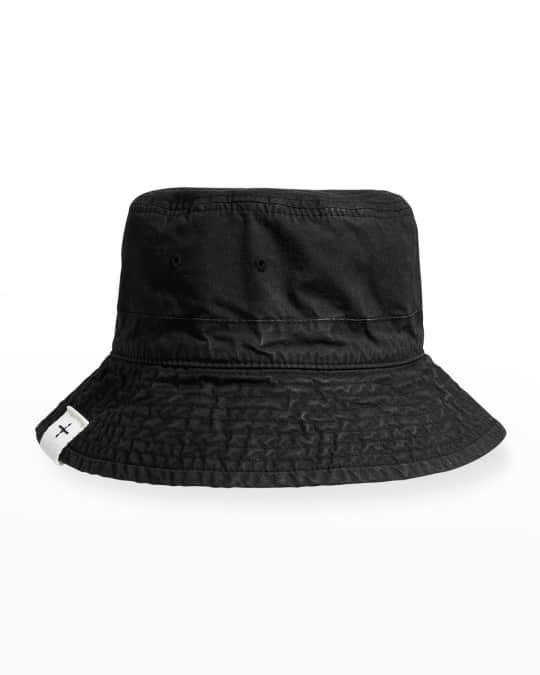Jil Sander Men's Cotton Canvas Bucket Hat | Neiman Marcus
