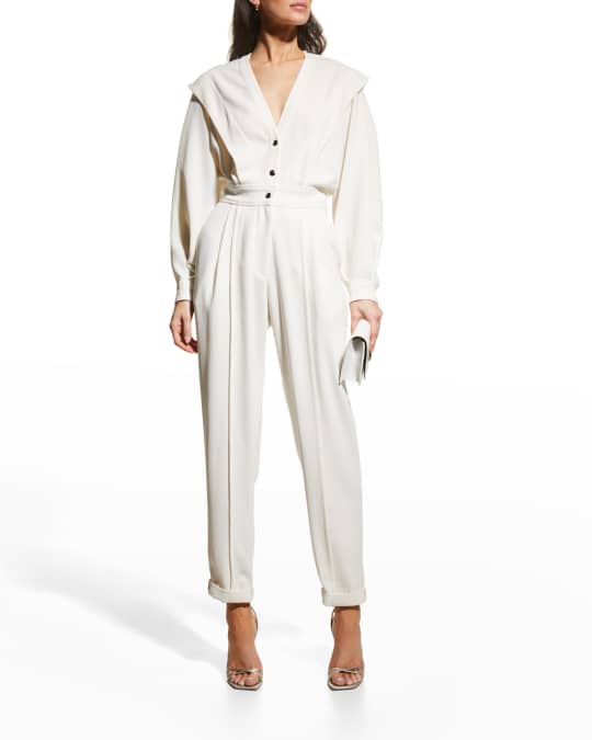Neiman marcus cheap white jumpsuit
