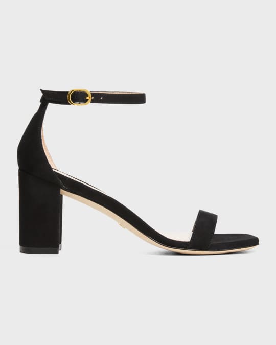 Stuart weitzman women's lessnudist block heel sandals 2025