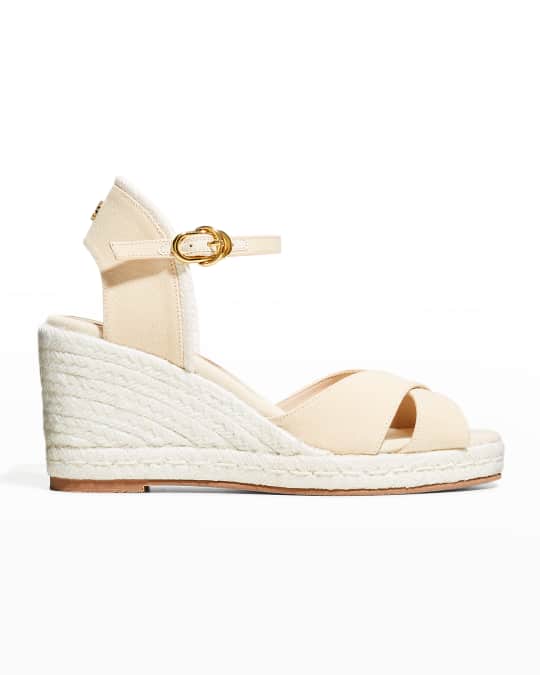 Mirela Crisscross Wedge Espadrille Sandals