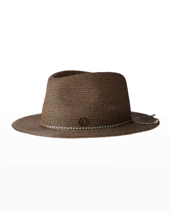 Maison Michel Andre Straw Fedora Hat | Neiman Marcus