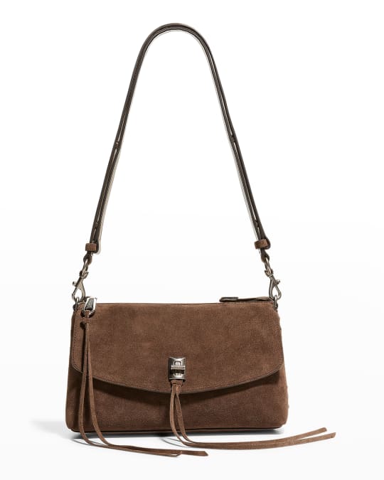 Rebecca Minkoff Darren Zip Suede Crossbody Bag Neiman Marcus