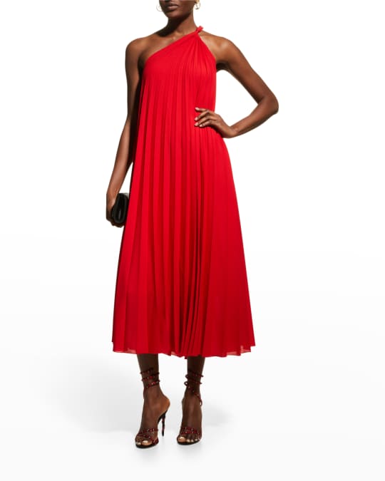 kenlie mock neck midi dress Kenlie Taffeta Knit Midi Dress – SIMKHAI