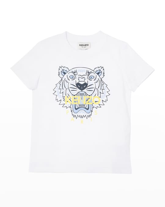 Kenzo Boy's Classic Tiger Logo T-Shirt, Size 6-12 | Neiman Marcus