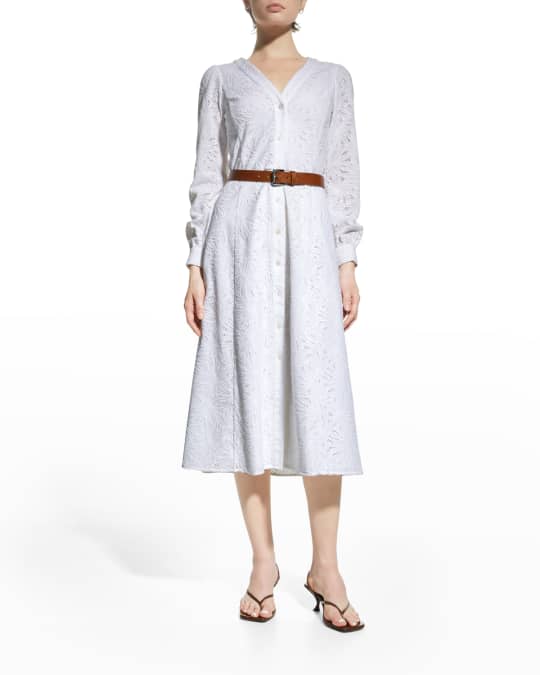 Michael kors eyelet shirtdress sale