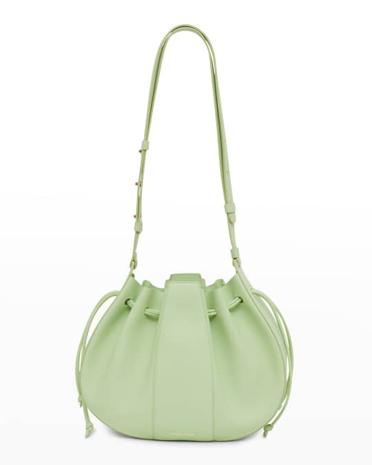 Mansur Gavriel - Lilium leather shoulder bag green - The Corner