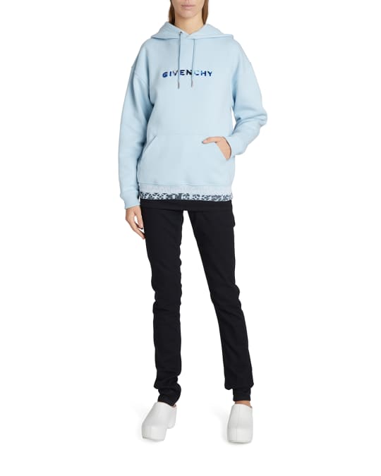 Givenchy paris hotsell contrasting stitching hoodie