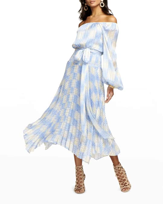 Ramy brook off the shoulder dress clearance