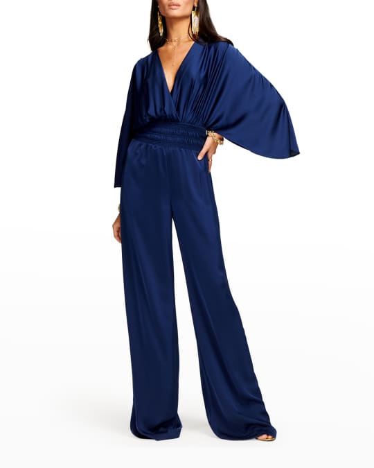 Ramy Brook Cheri Wide Leg Jumpsuit Neiman Marcus