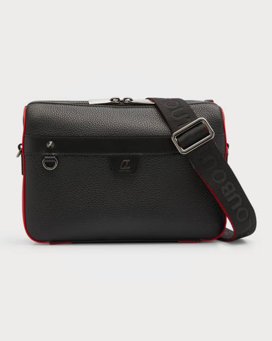 Men s Ruisbuddy Calf Empire Gomme Leather Crossbody Bag