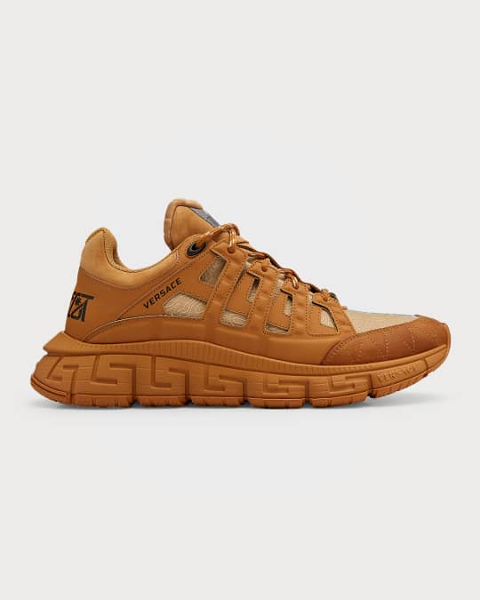 Men s Trigreca Fabric Leather Sneakers