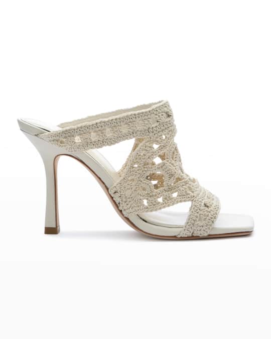 Ash Jenny Knitted Mule Sandals | Neiman Marcus