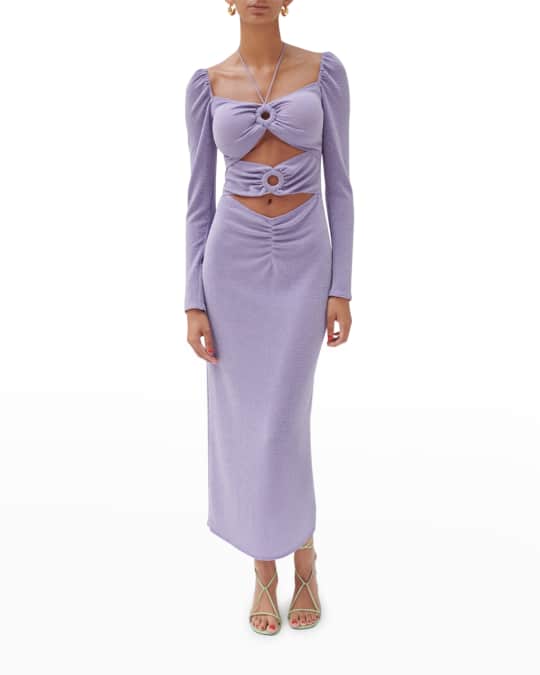 ronny kobo purple dress New Ronny Kobo Zoe One Shoulder Dress X-Large, ULTRA VIOLET-$468