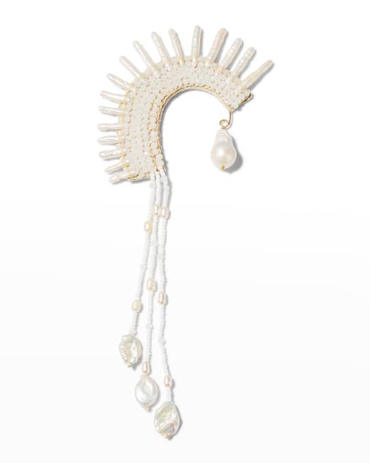 Ranjana khan white earrings hot sale