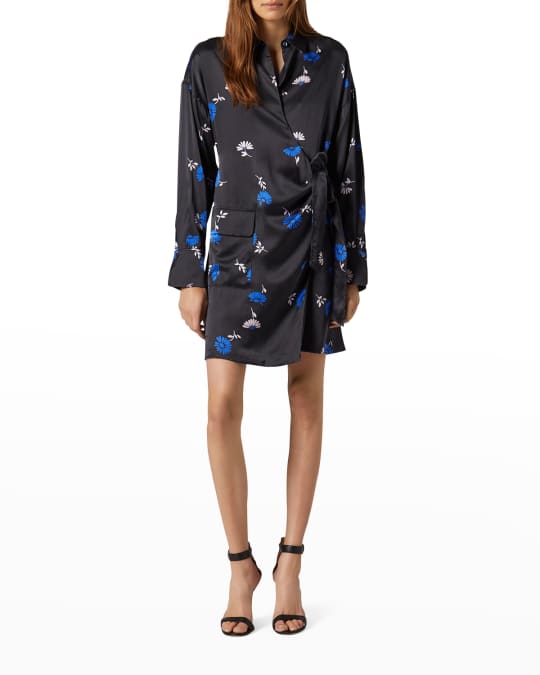 Equipment Aaleah Silk Wrap Dress Neiman Marcus