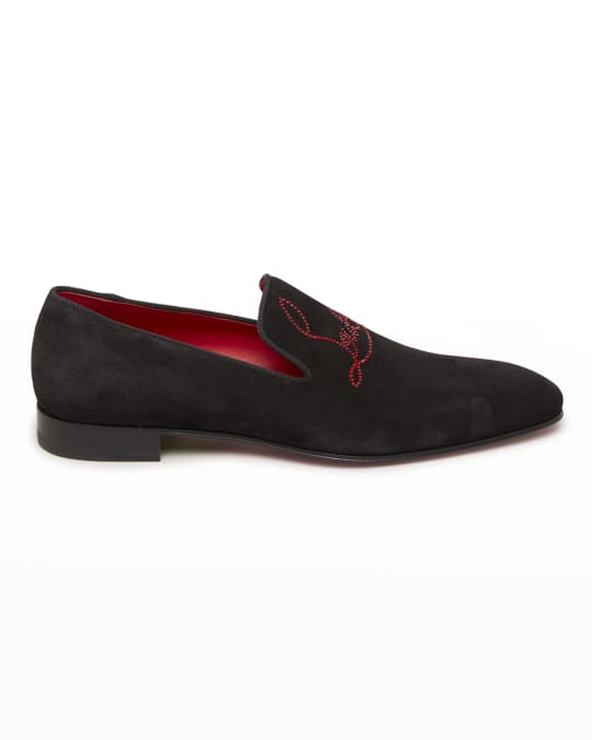 christian louboutin dandelion velvet flats