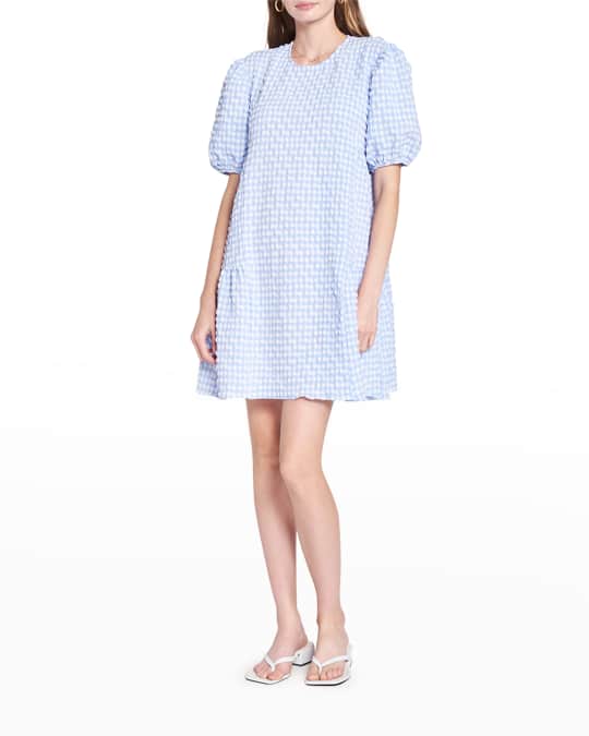 en saison puff sleeve mini dress En Saison Felice Mini Dress Puff Sleeve Mini Dress