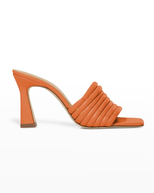Chelsea Paris Ace Leather Caged Mule Sandals | Neiman Marcus