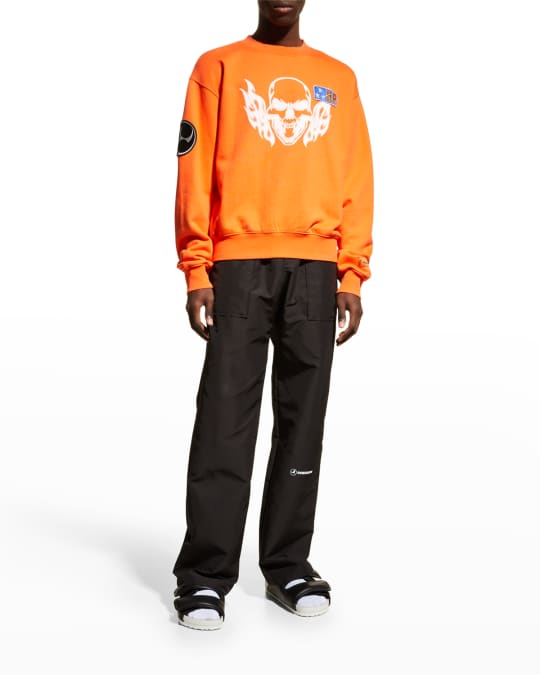 HERON PRESTON Logo トラックパンツ Heron Preston СТИЛЬ ロゴ トラックパンツ | オレンジ | FARFETCH JP