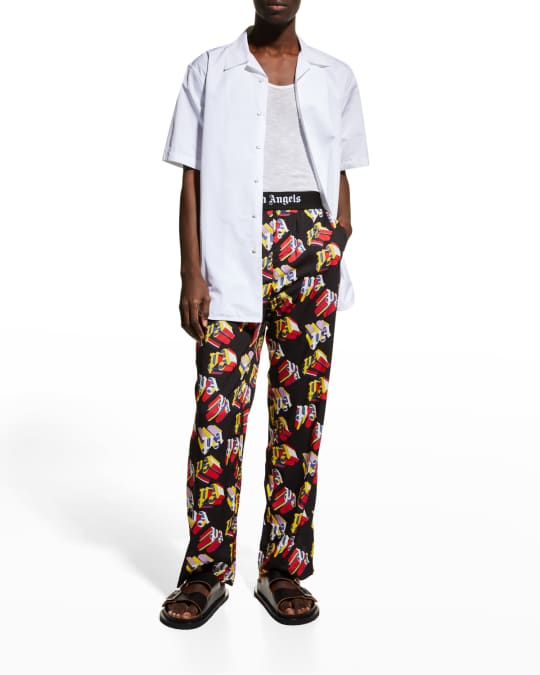 本物の Logo 3D Men's Angels Palm Pajama Marcus Neiman | Pants パンツ