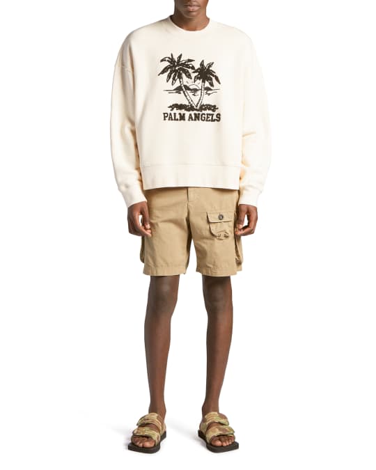 Palm Angels Men s Multi Pocket Cargo Shorts Neiman Marcus