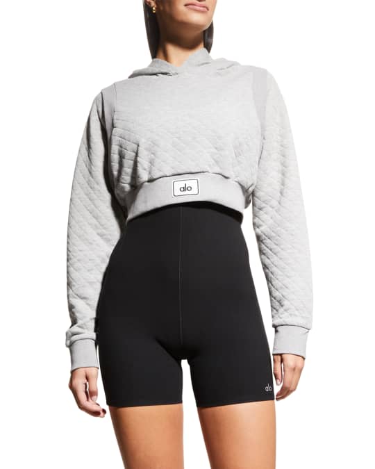 パーカー lululemon - alo yoga Quilted Cropped Hoodie &short Alo Yoga Quilted Cropped Arena Hoodie | Neiman Marcus