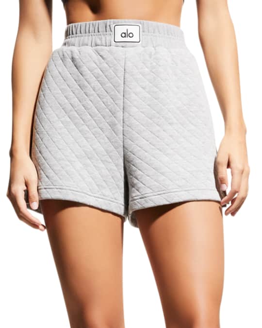 Alo Yoga Quilted Arena Boxing Shorts | Neiman Marcus