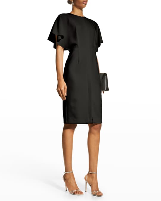 Black Halo Holland 3/4-Sleeve Dress | Neiman Marcus