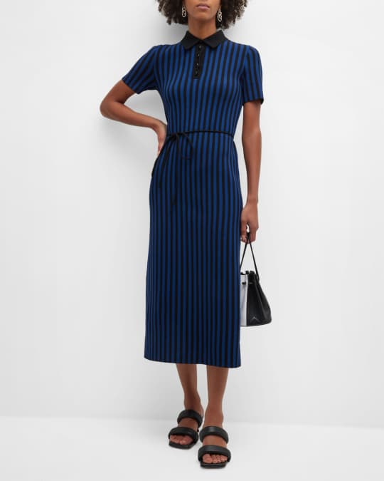 Tory burch hotsell striped polo dress