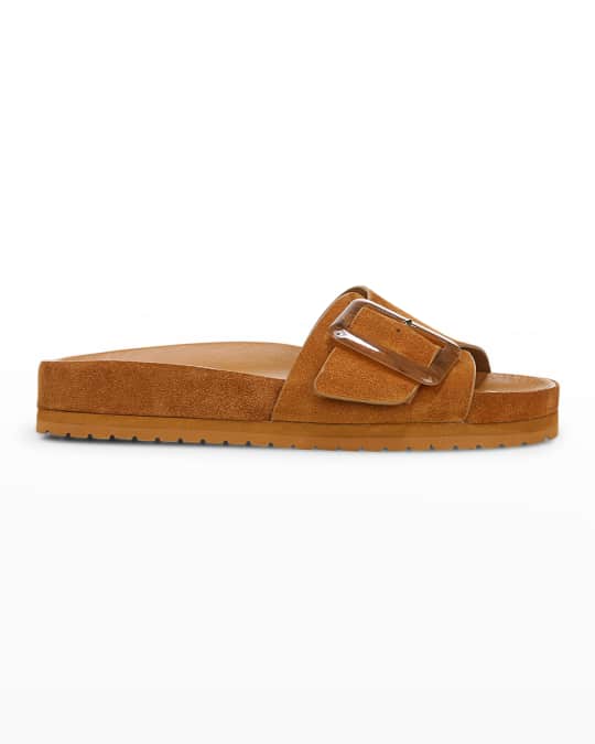 Vince suede slides outlet