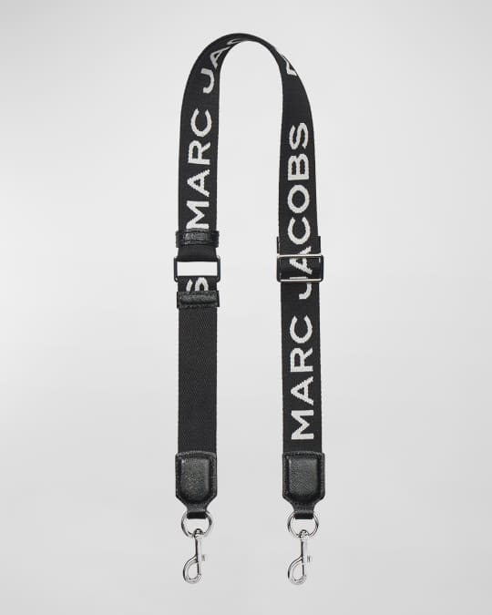 Marc Jacobs Black Thin Logo Bag Strap Marc Jacobs