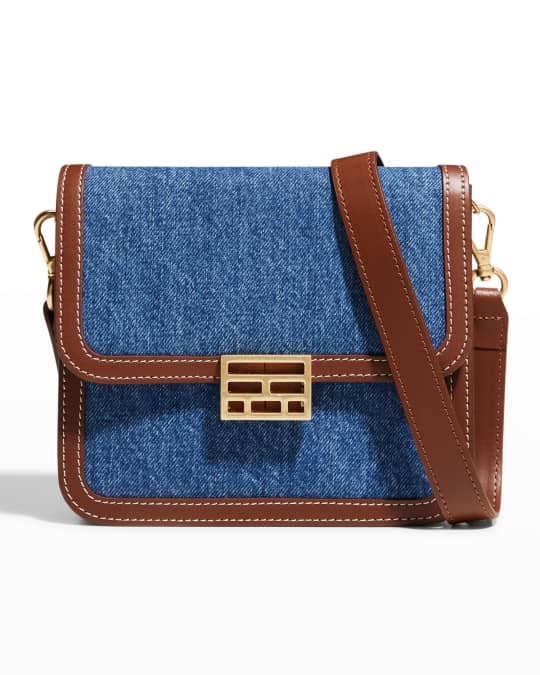 FRAME Le Signature Mini Denim Crossbody Bag Neiman Marcus